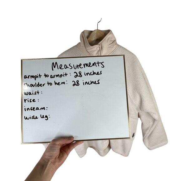 FP Movement x Hatch Hit the Slopes Fleece Jacket Sz M Canvas Neutral Maternity - Picture 15 of 15